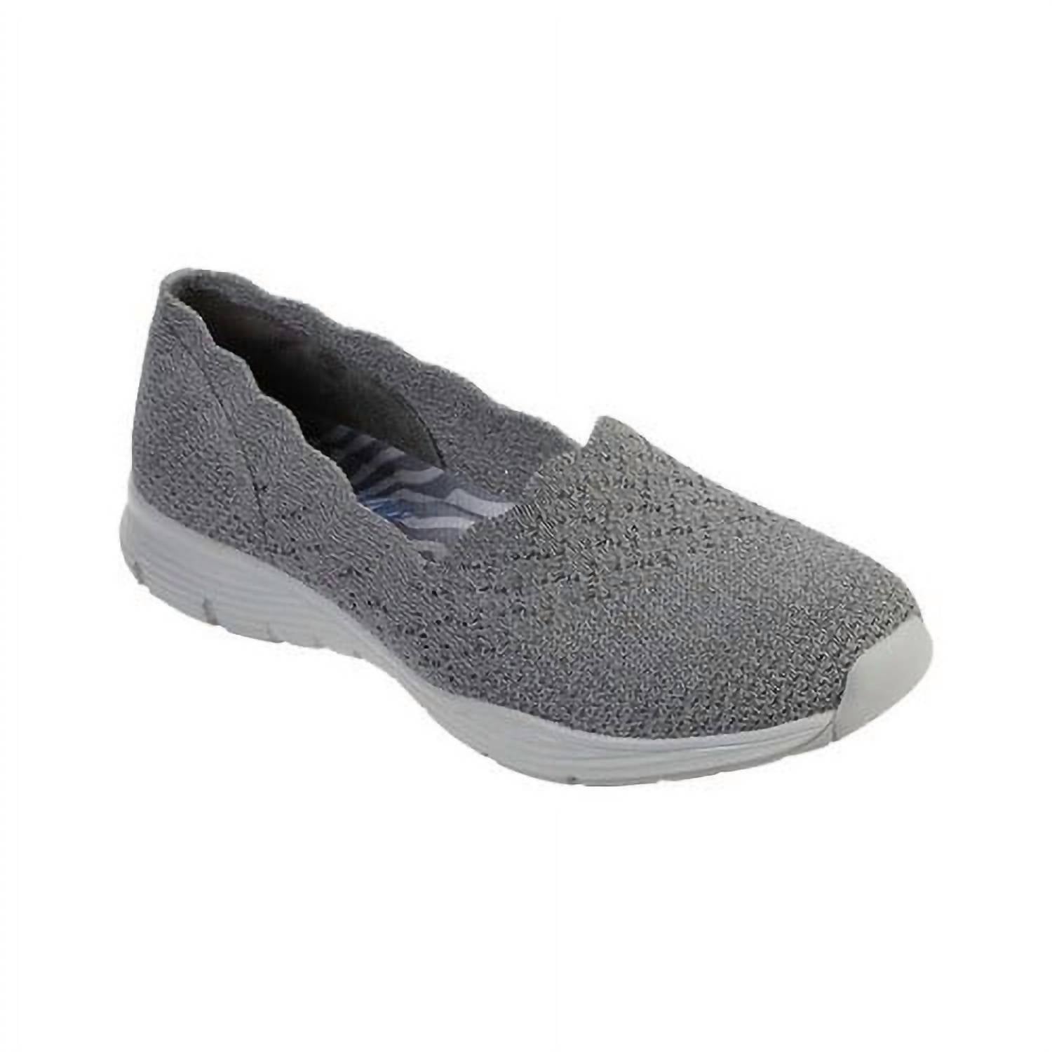 Mocasines de mujer color gris