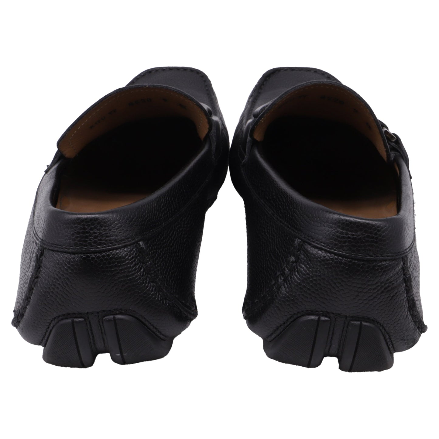 Mocasines de cuero color negro
