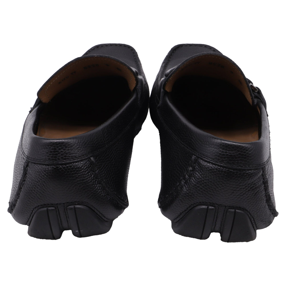 Mocasines de cuero color negro