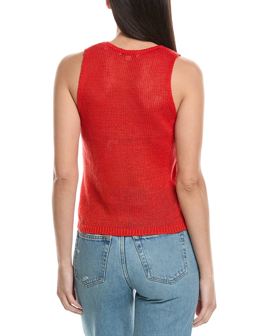 Camiseta sin mangas de lino