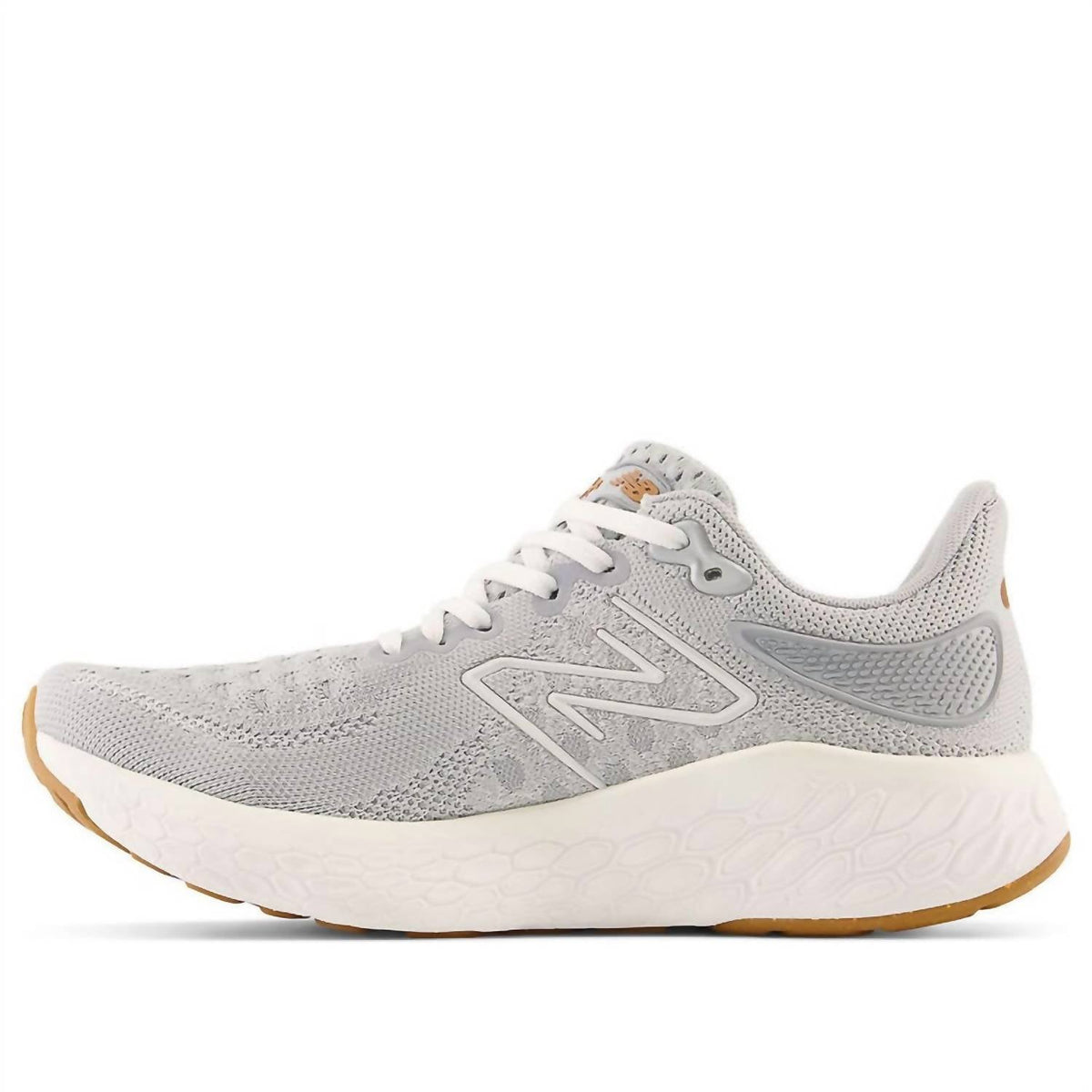 Tenis para correr de mujer color blanco y gris