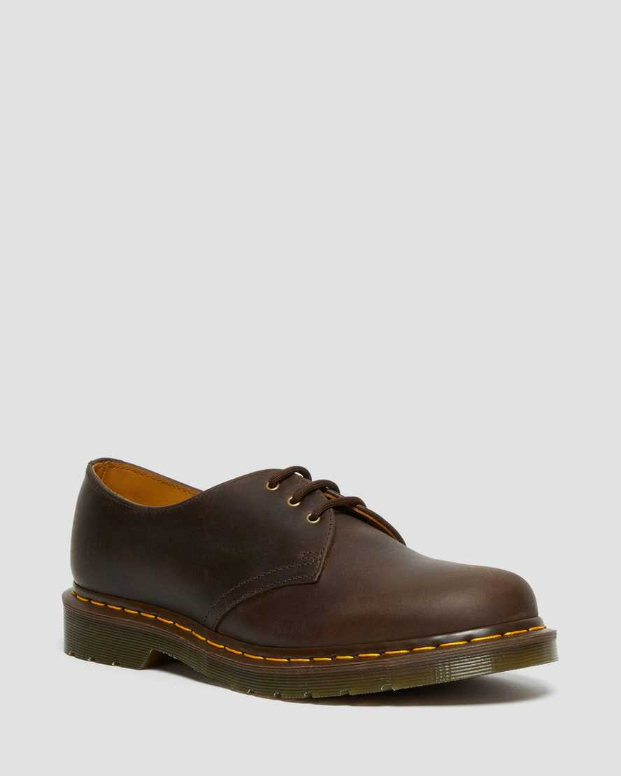 Zapatos de cordones de cuero