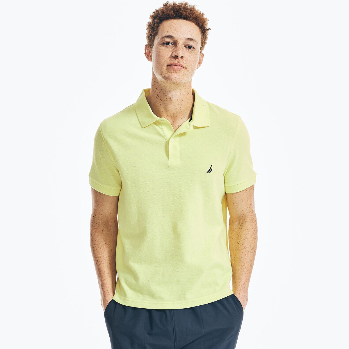 Polo de hombre de corte ajustado