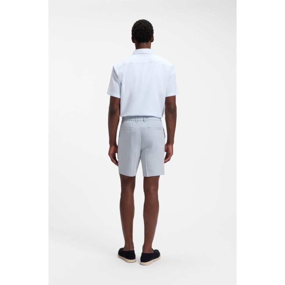 Short de mezcla de lino