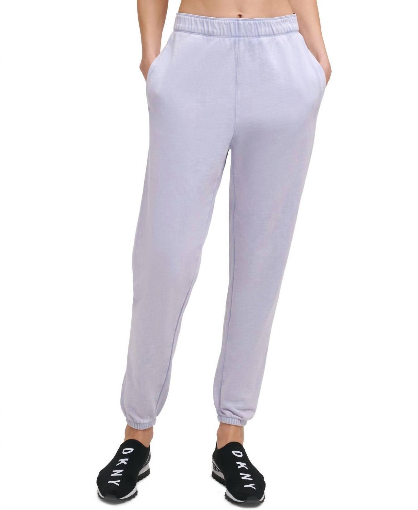 Pantalón deportivo de algodón color azul