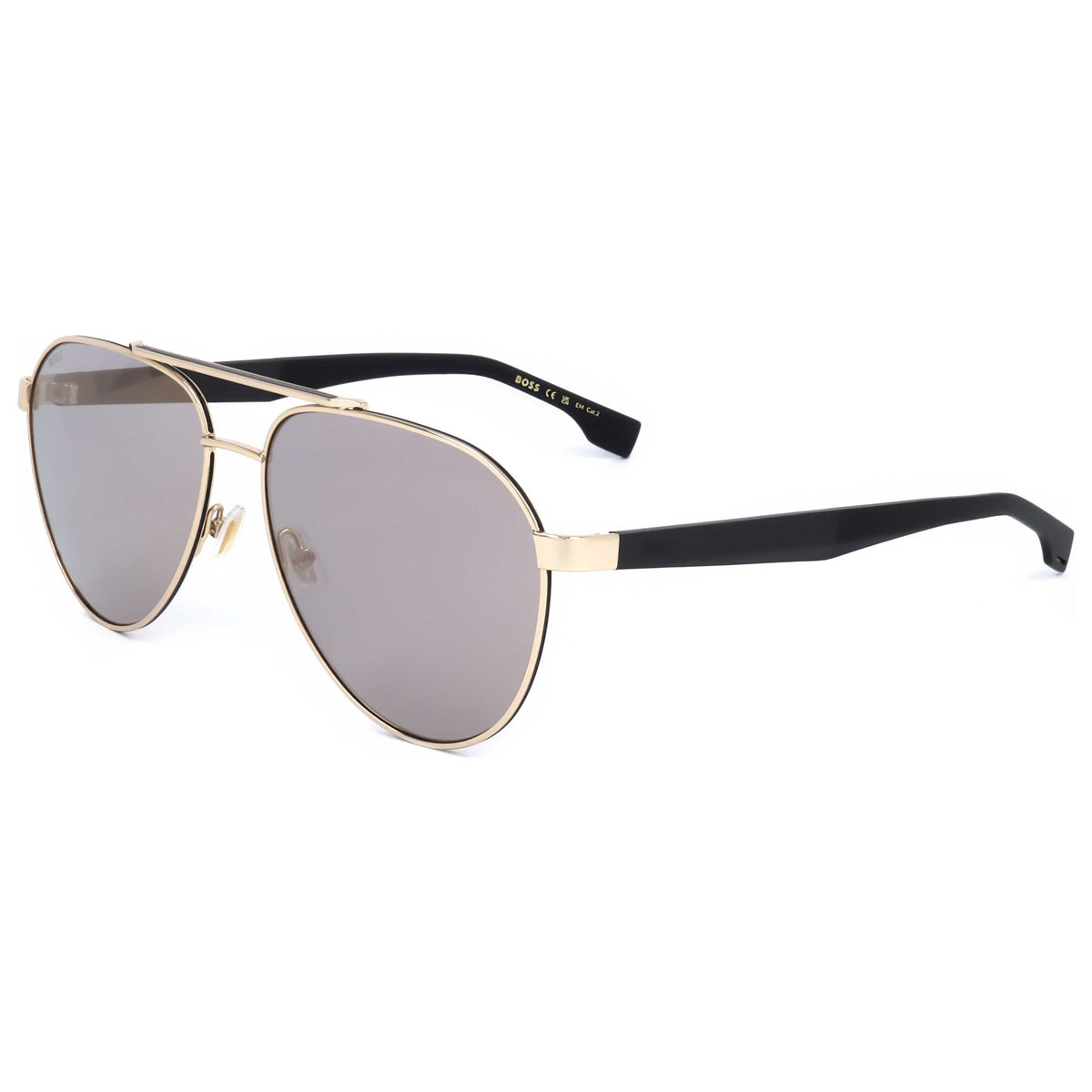 Gafas de sol de hombre 60 mm color negro y dorado