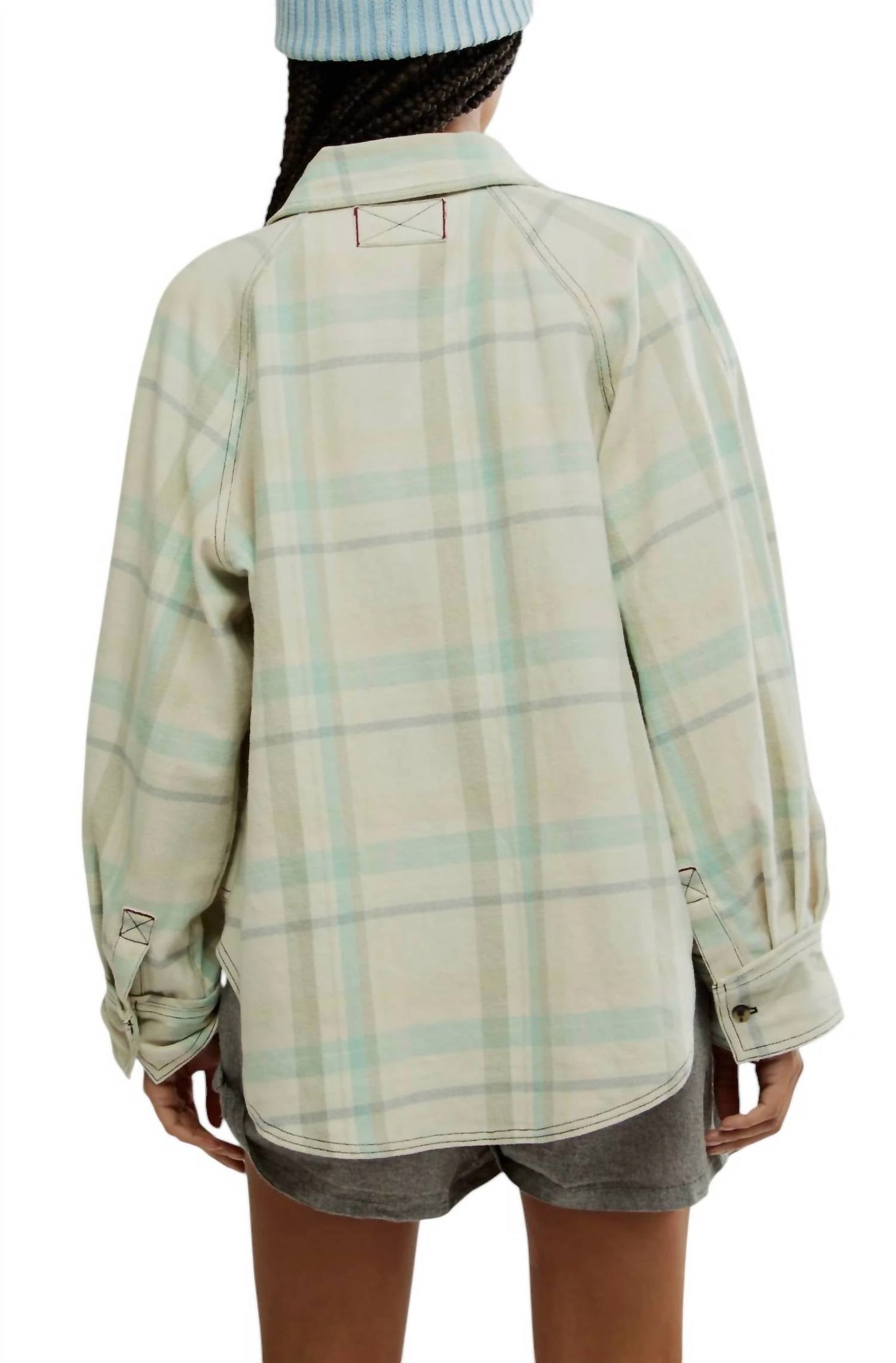 Camisa para niña a cuadros