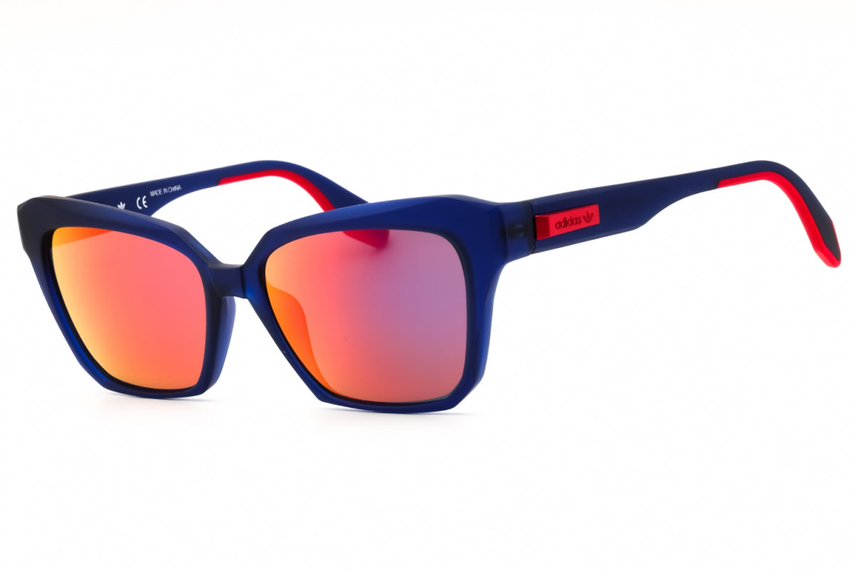 Gafas color azul claro y vinotinto