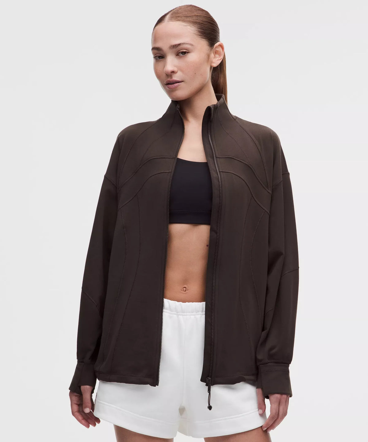 Chaqueta de corte amplio