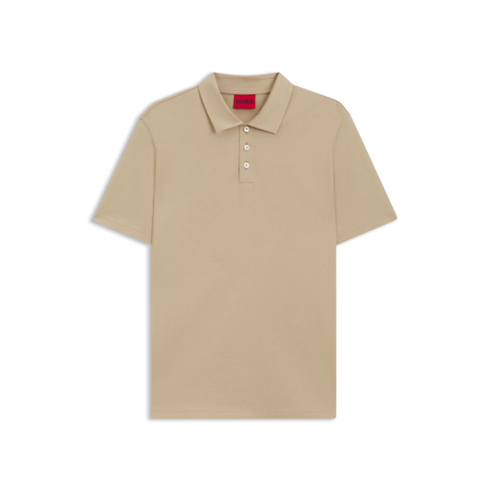 Polo de algodón de corte ajustado