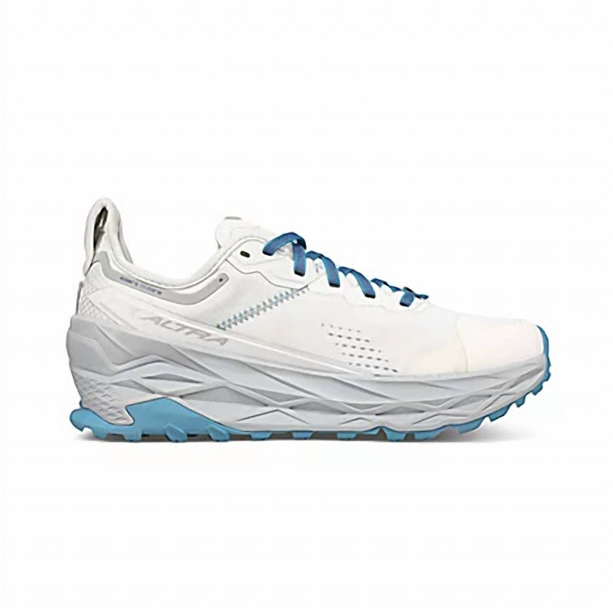 Zapatos de mujer color blanco y azul