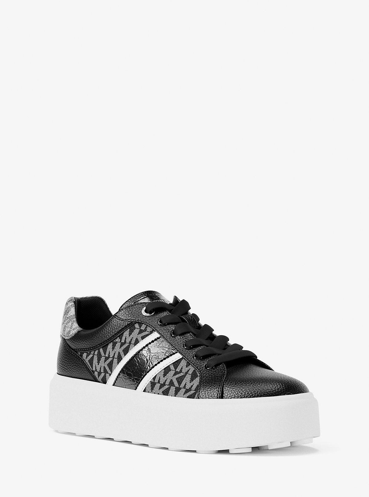 Tenis a rayas con plataforma