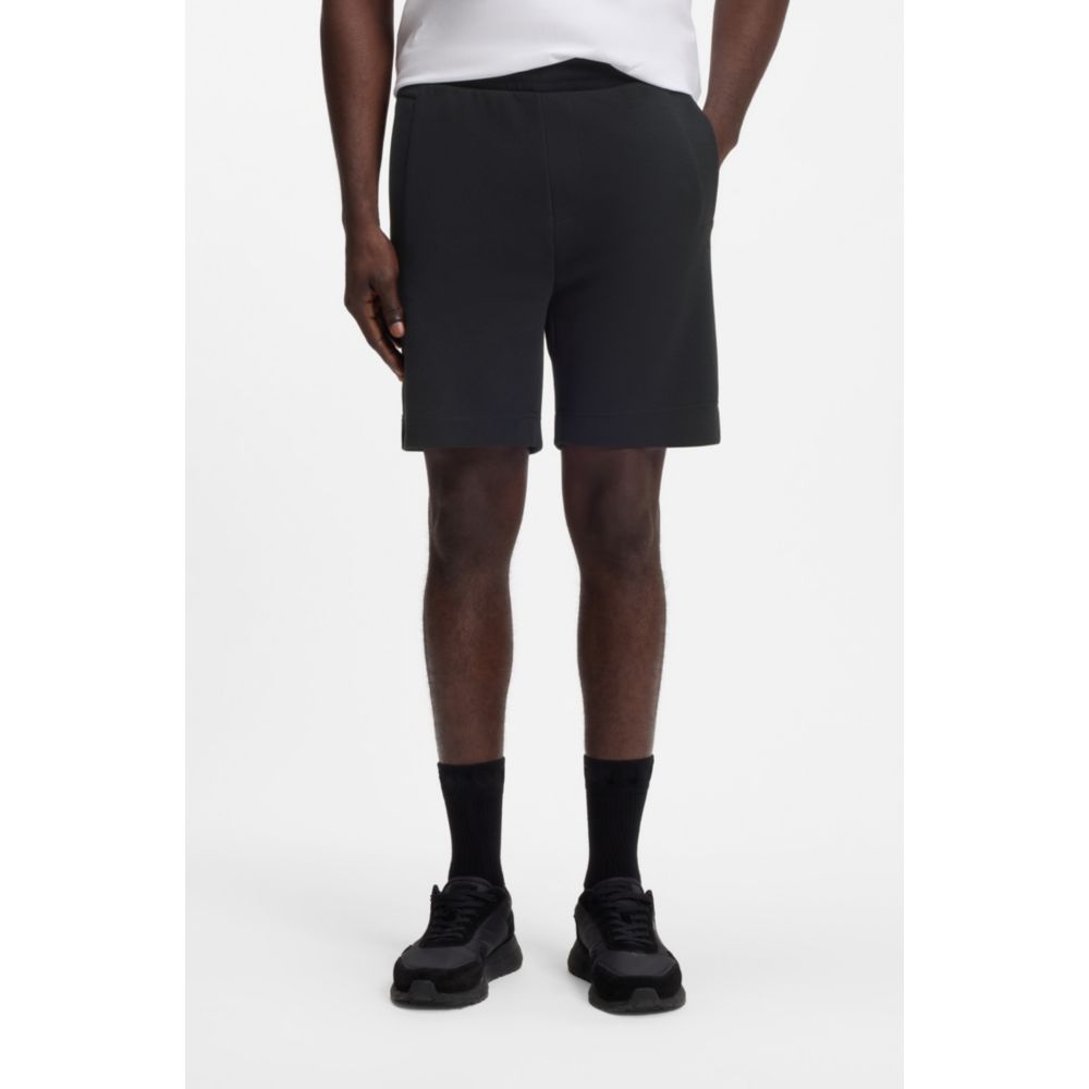 Short de mezcla de algodón con bordado
