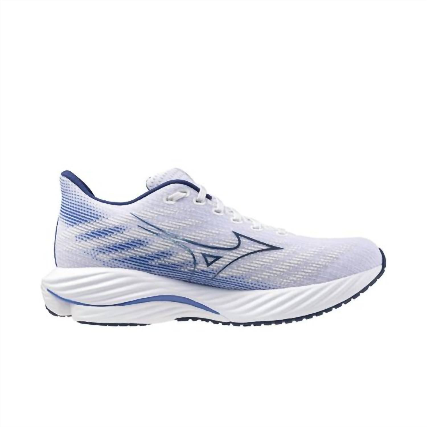 Zapatos de hombre color blanco y azul