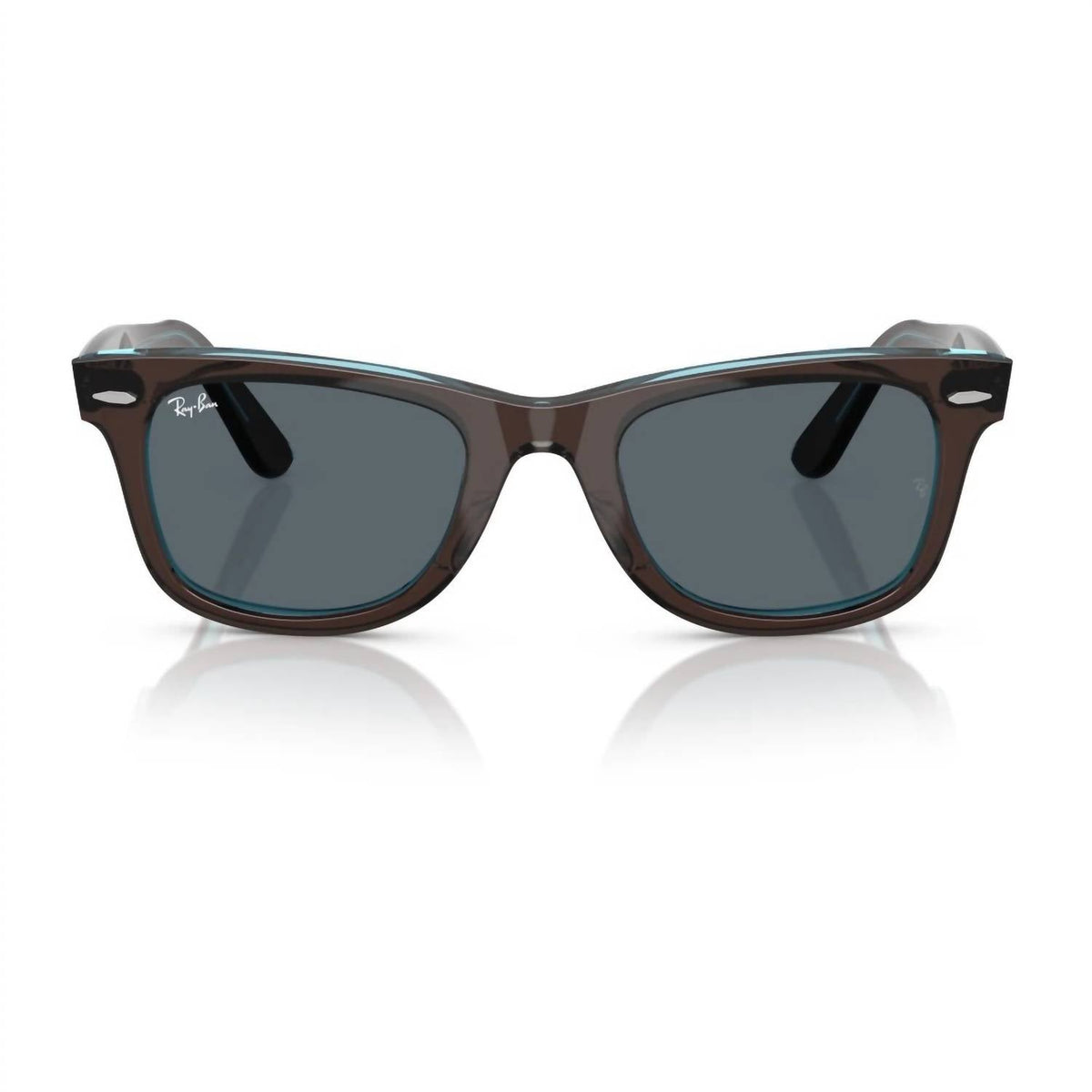 Gafas de sol unisex color azul y café
