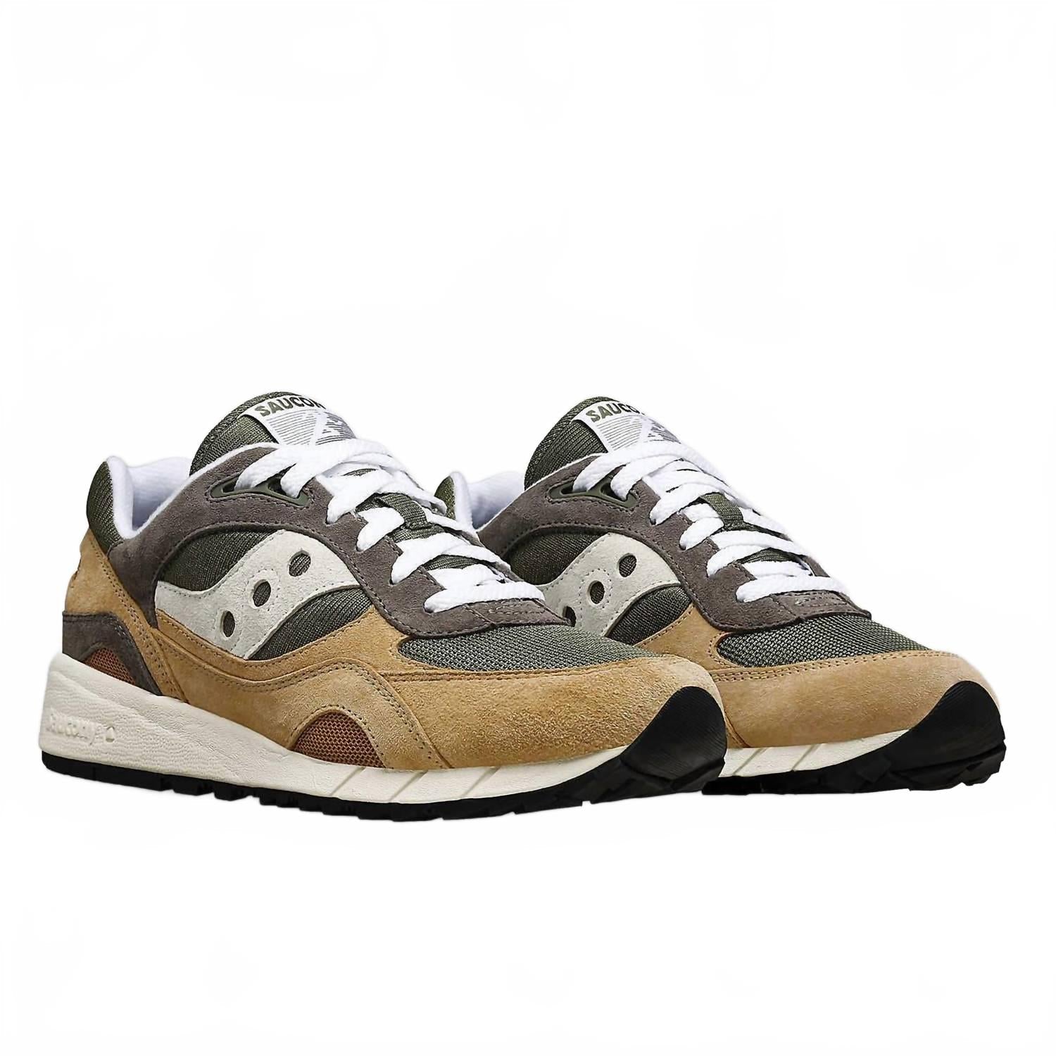 Zapatos unisex color café y verde
