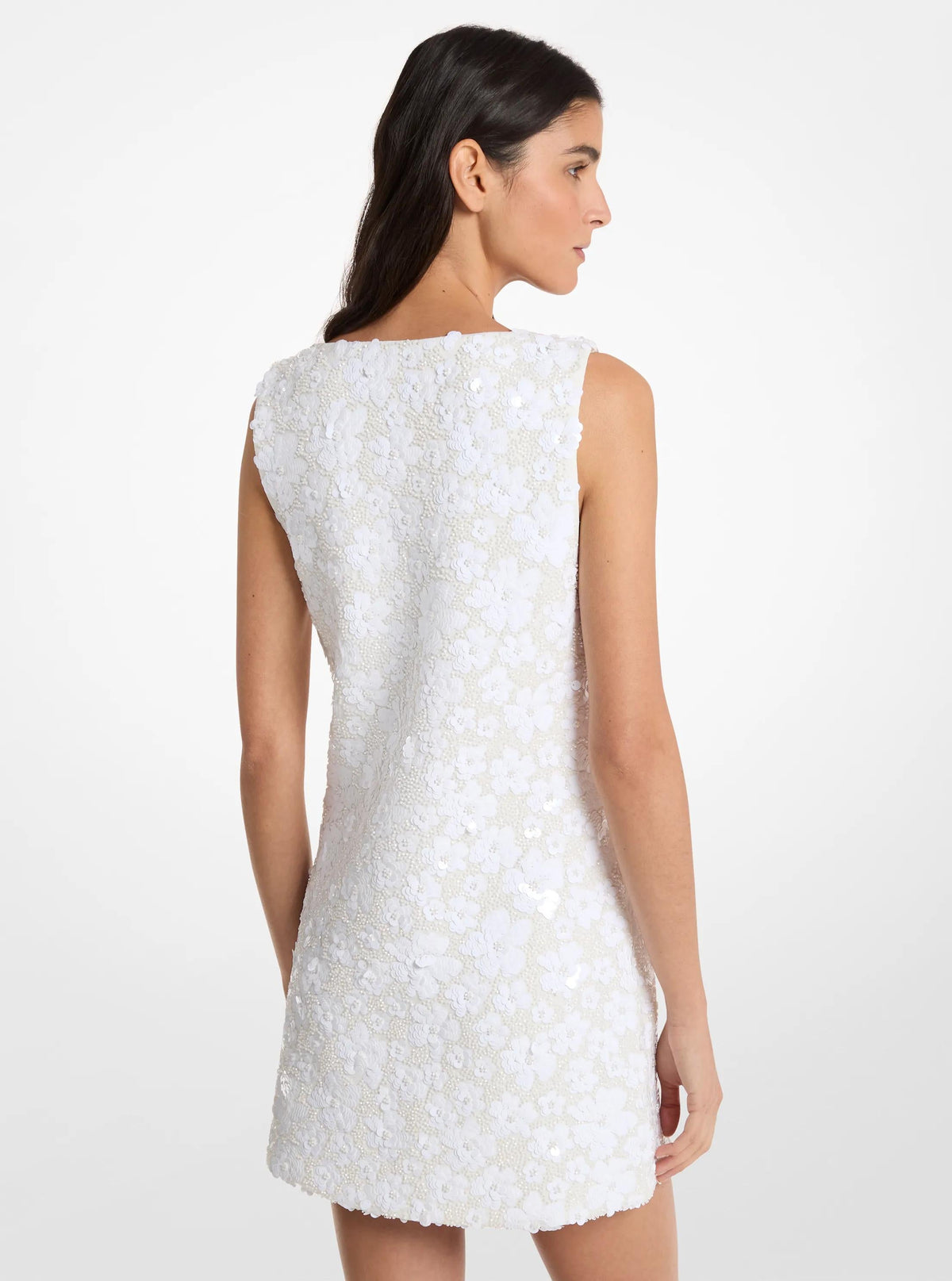 Vestido corto con estampado floral