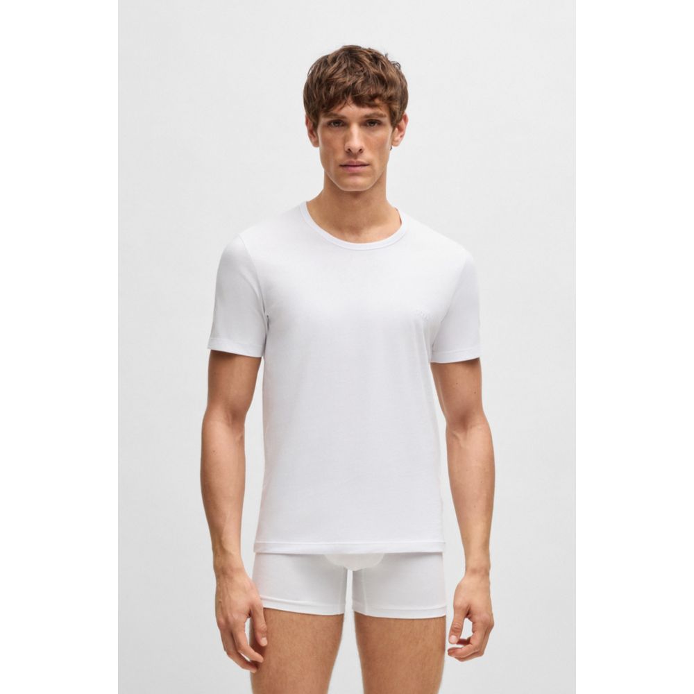 Camiseta (3 unidades) de algodón con bordado