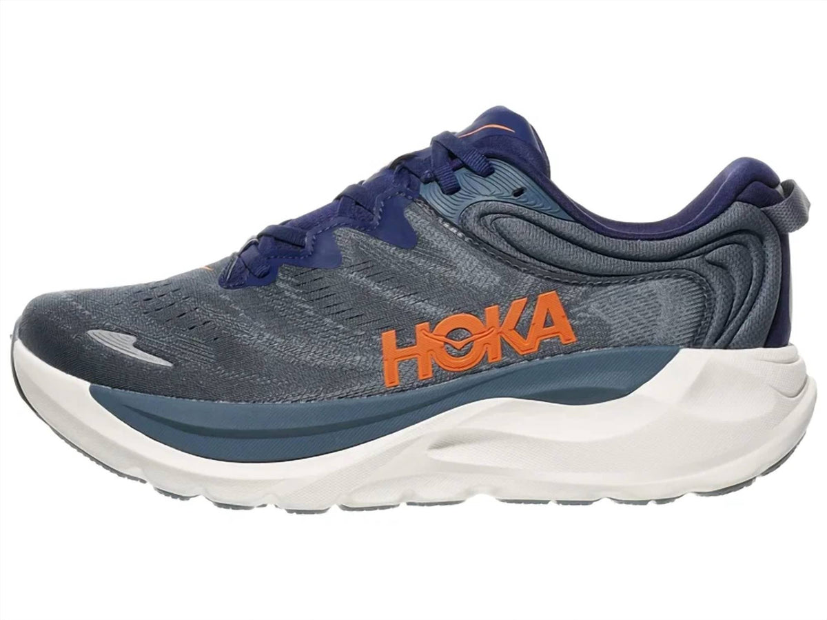Tenis para correr de hombre color azul marino y azul