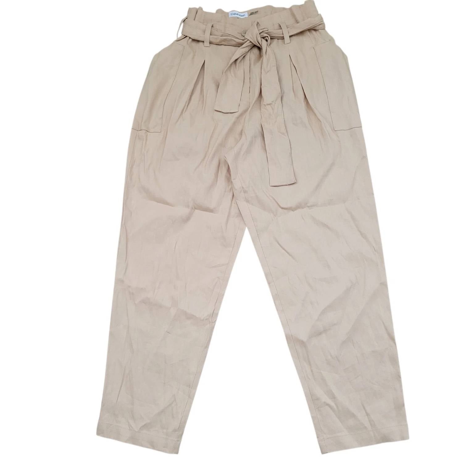 Pantalón de mezcla de lino