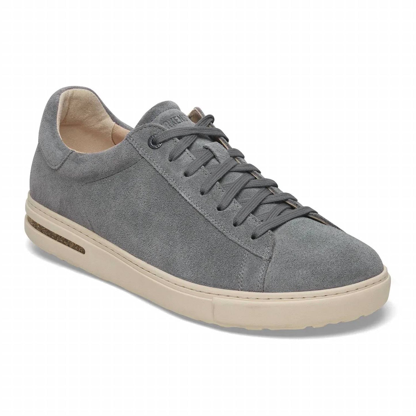 Tenis de hombre de gamuza color gris