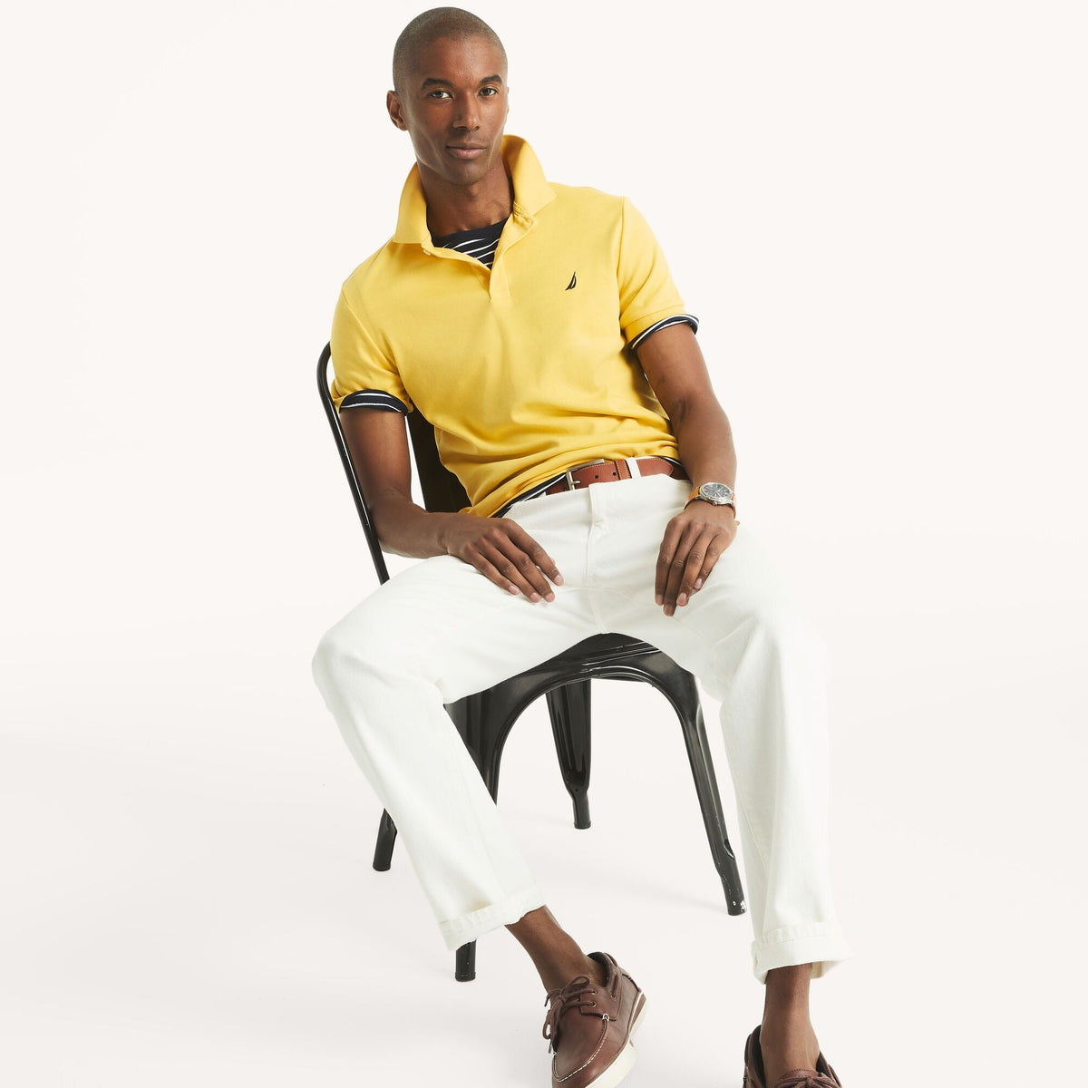 Polo de hombre de corte ajustado