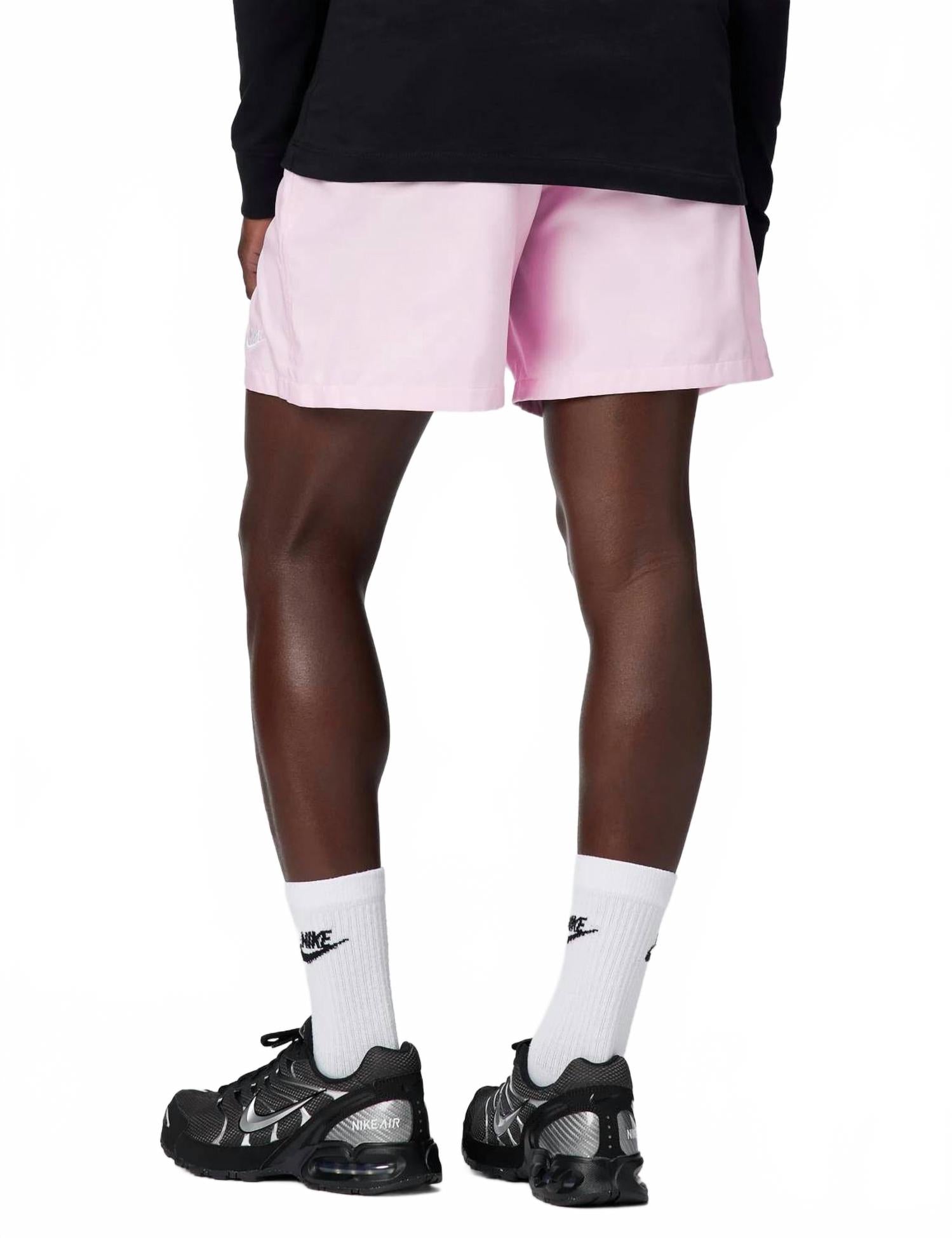 Short color blanco y rosado
