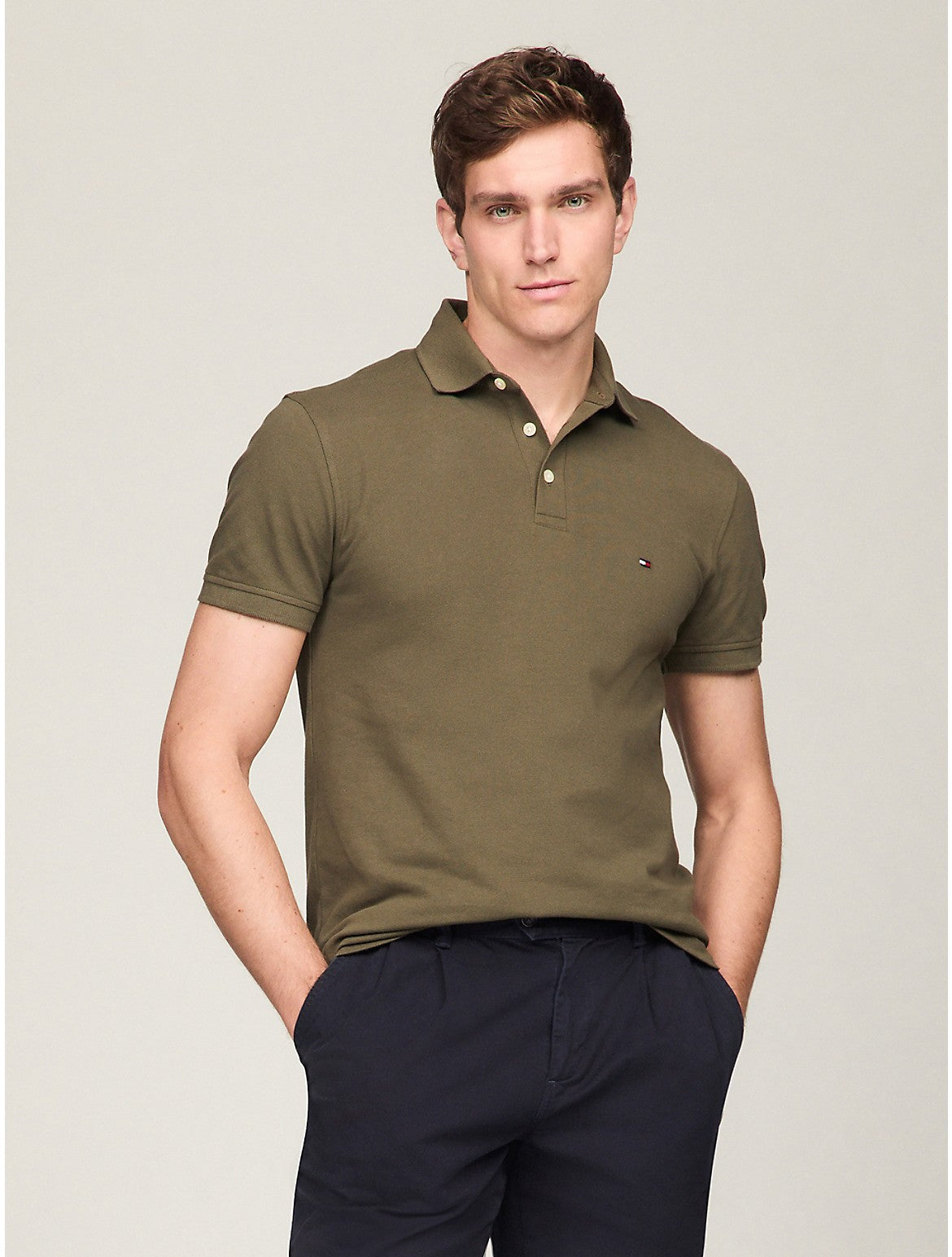 Polo de hombre de corte ajustado