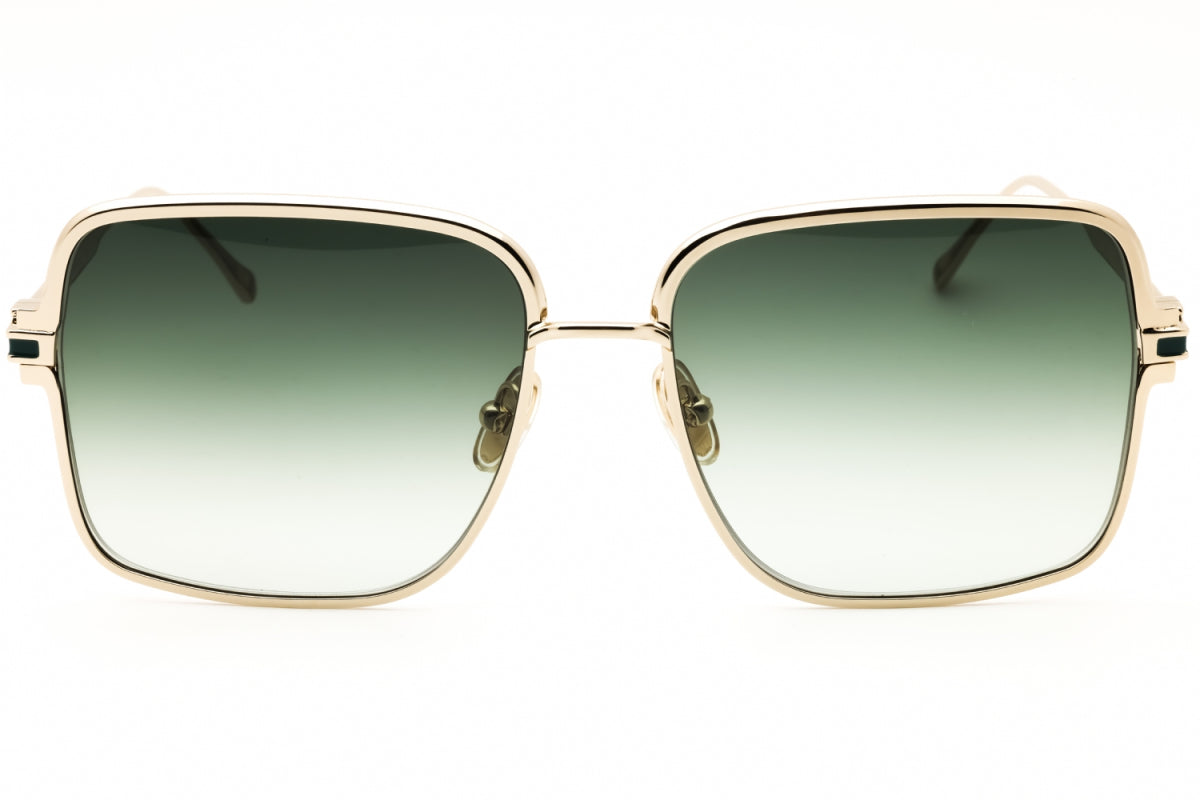 Gafas color verde y dorado