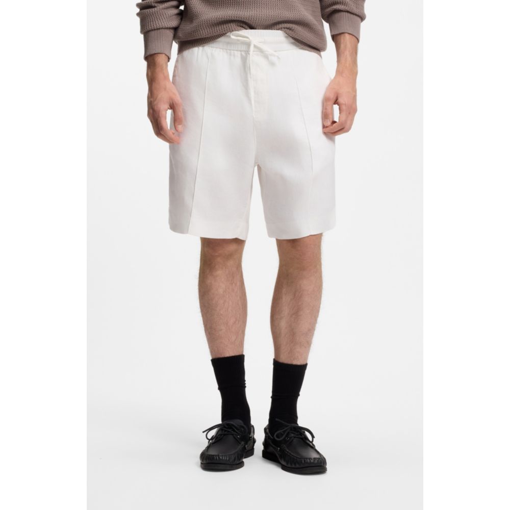Short de mezcla de lino