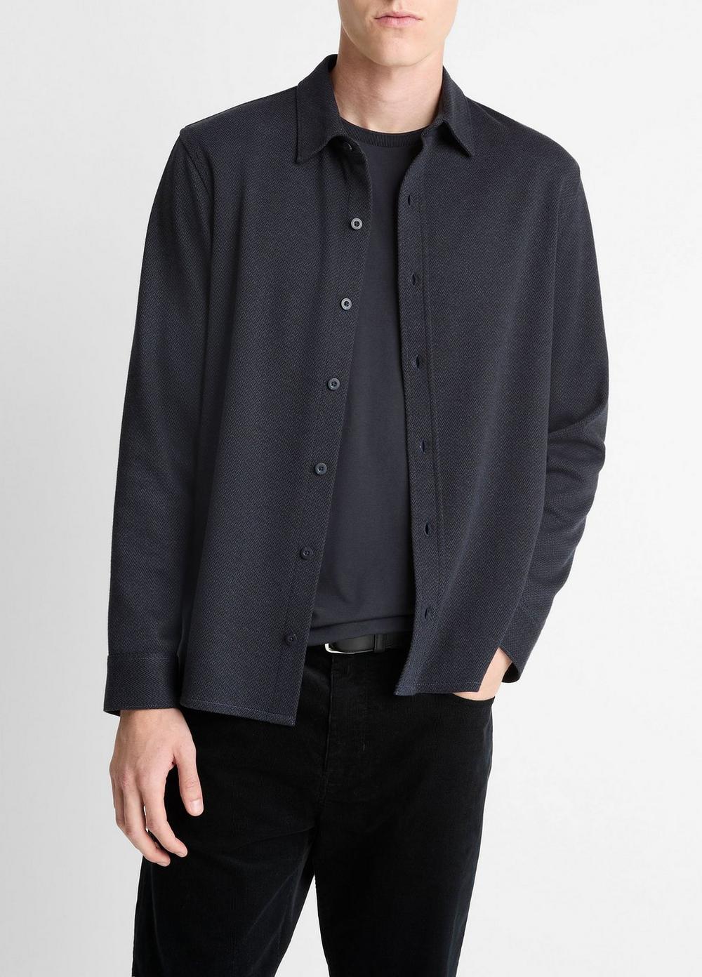 Camisa de mezcla de algodón