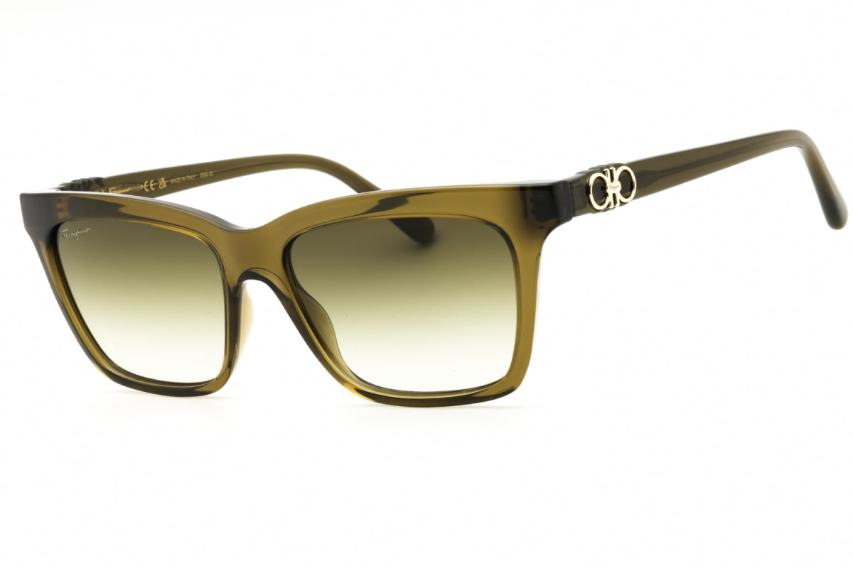 Gafas color gris y verde
