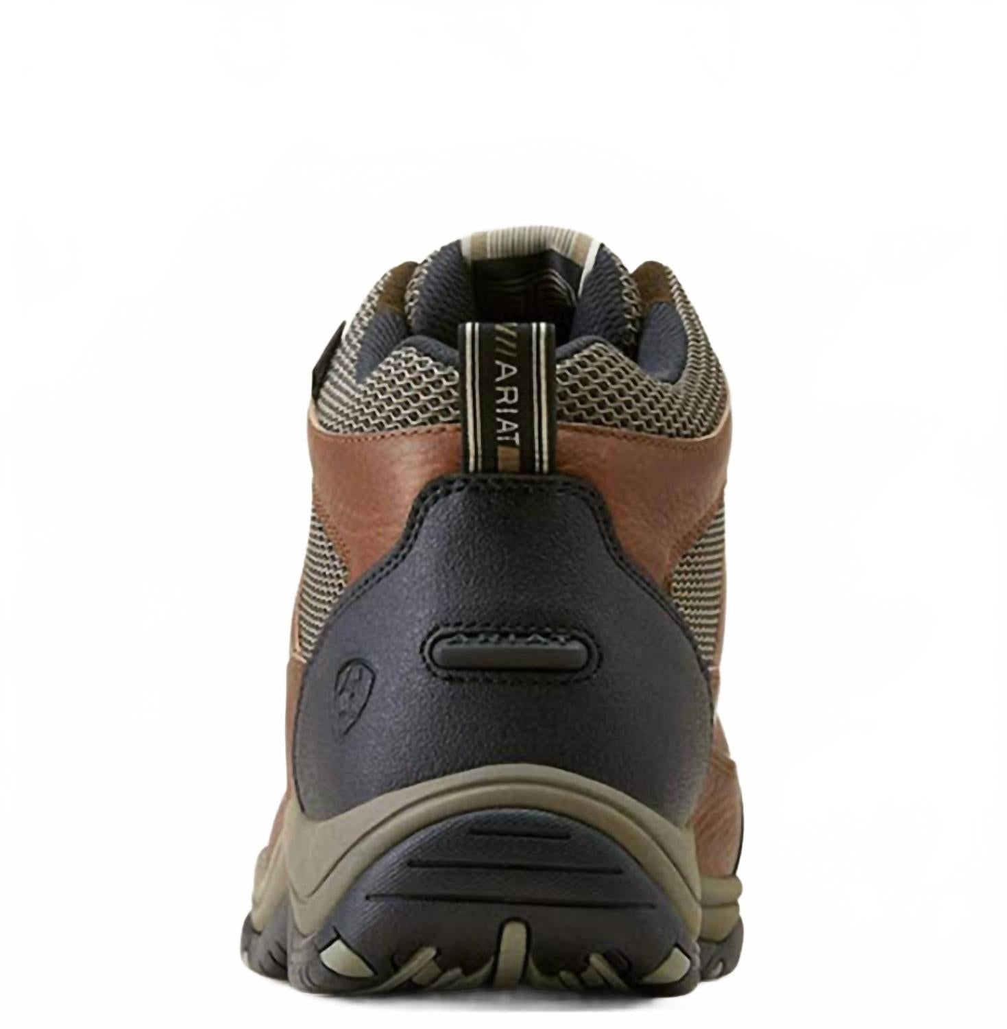 Botas de hombre color café y taupe