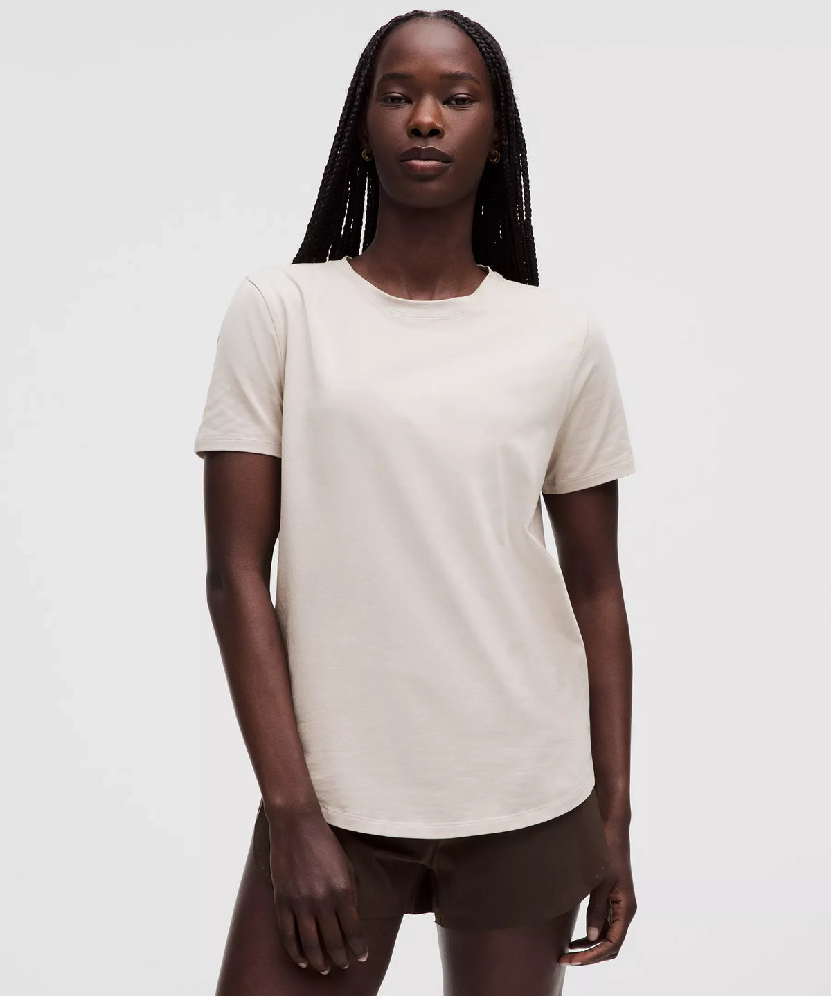 Camiseta con cuello redondo