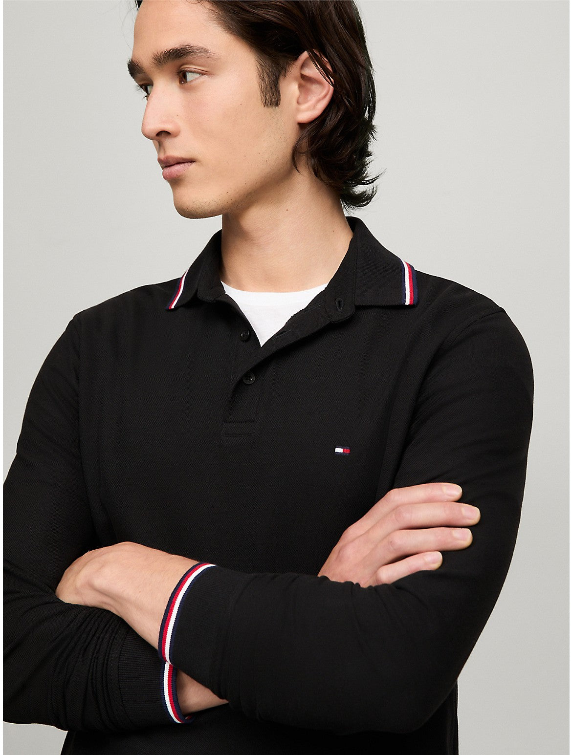 Polo de hombre de manga larga