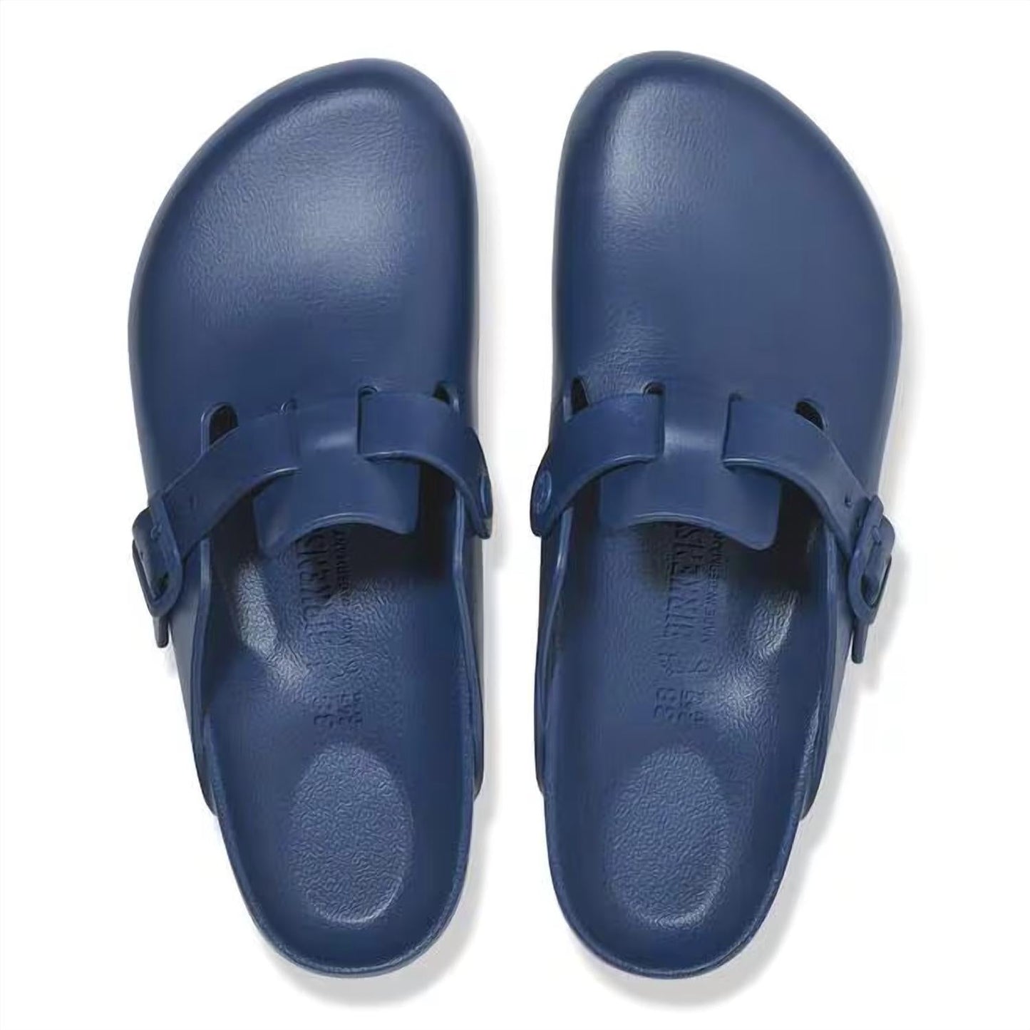 Pantuflas unisex color azul marino