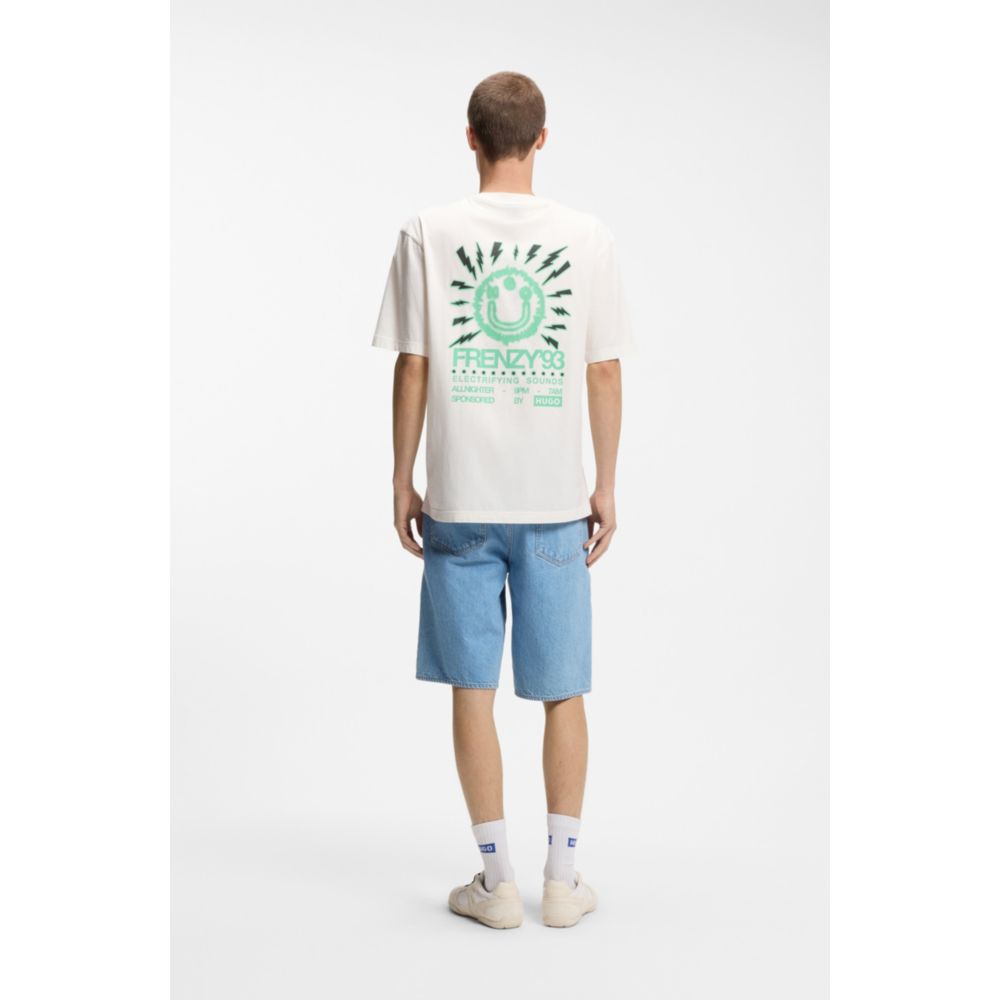 Camiseta de algodón con estampado