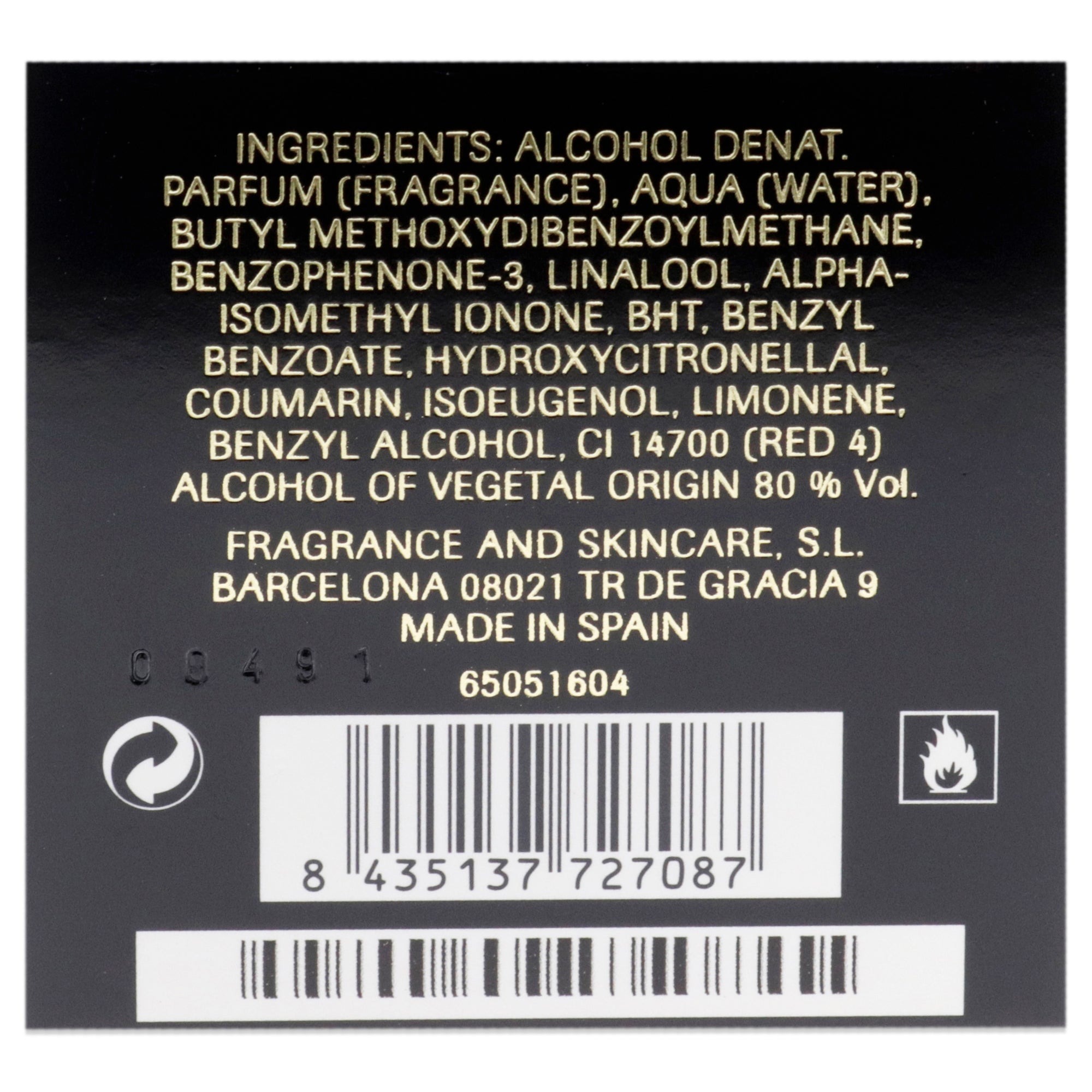Perfume de mujer eau de parfum 2,7 oz