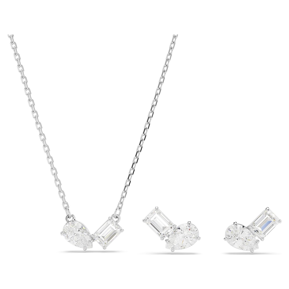 Set de joyería color blanco