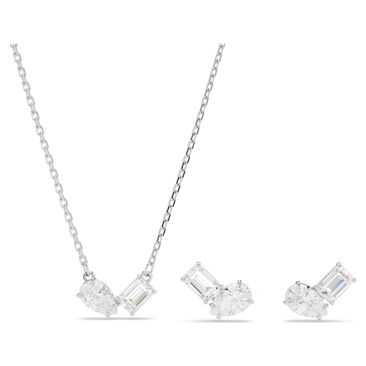 Set de joyería color blanco