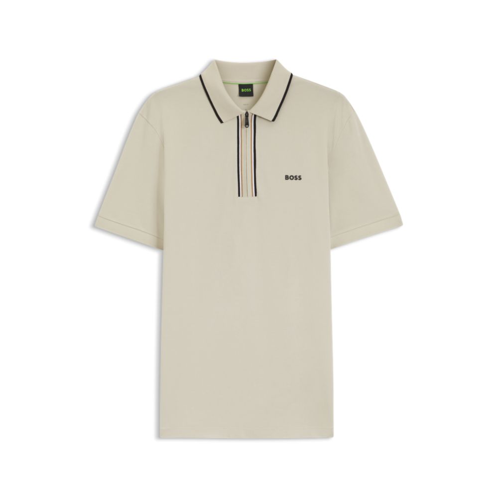 Polo de algodón de corte ajustado