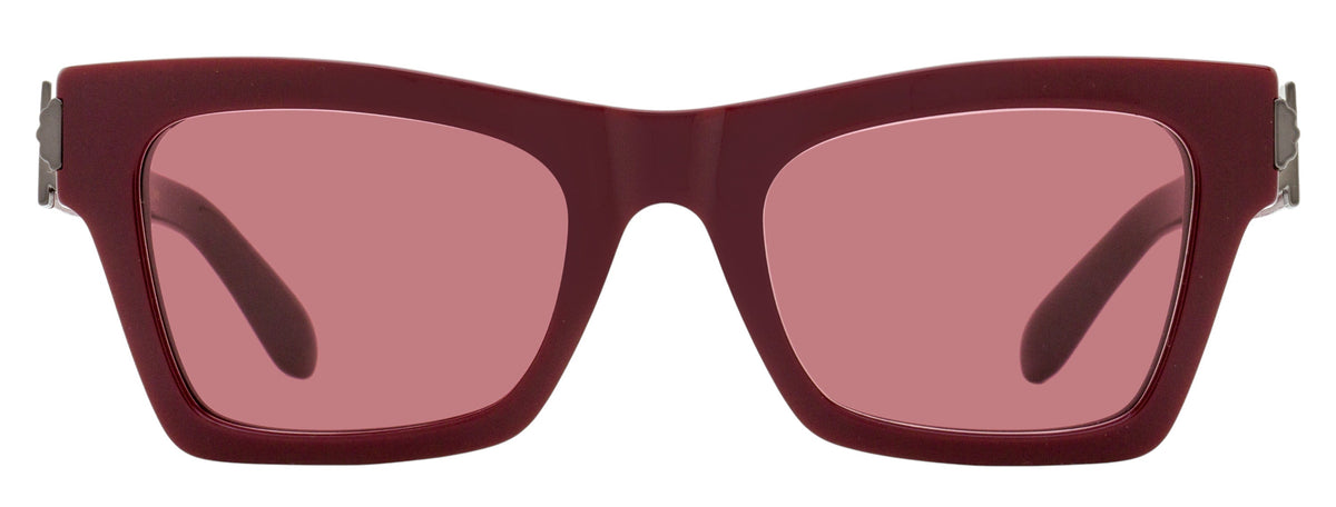 Gafas de sol de mujer 52 mm color vinotinto