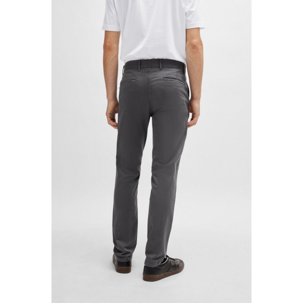 Pantalón de algodón de corte ajustado