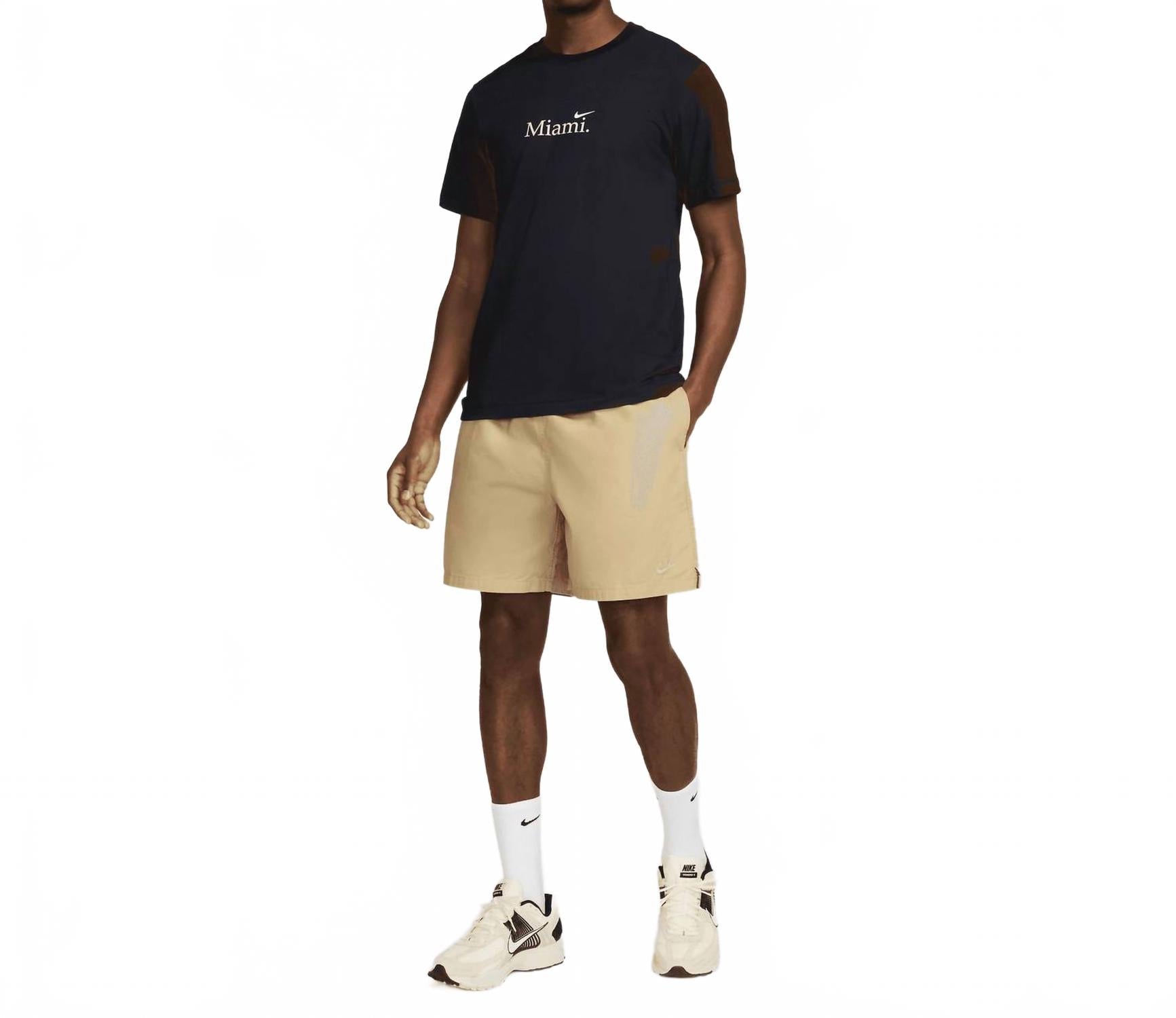 Short color beige