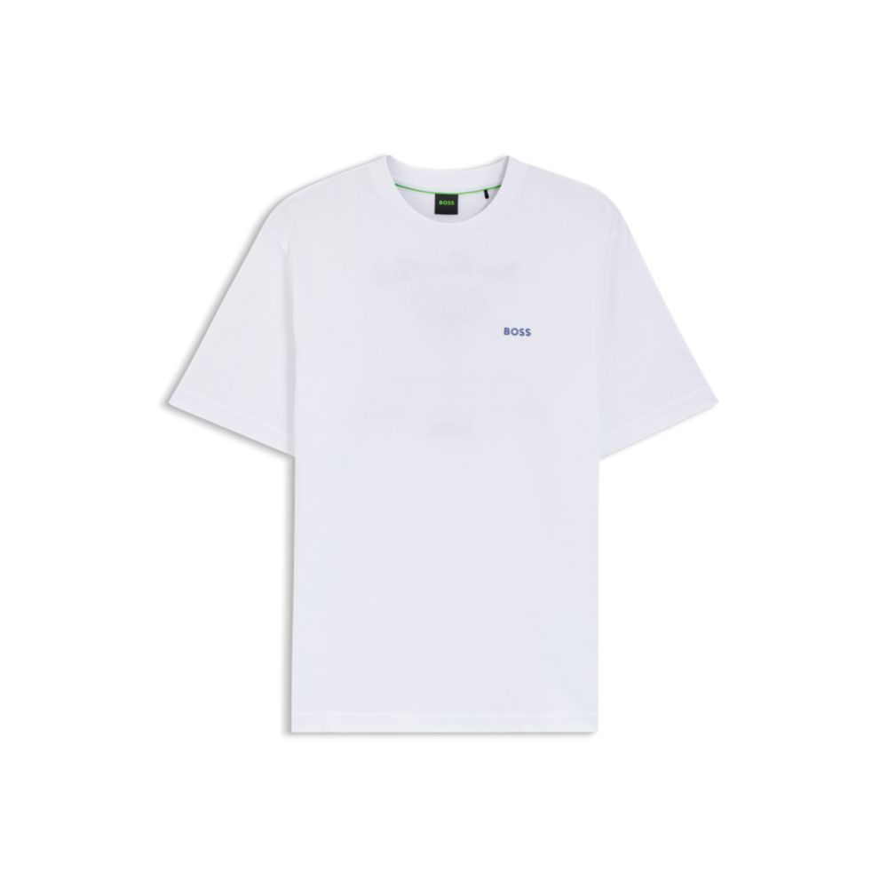 Camiseta de algodón con bordado