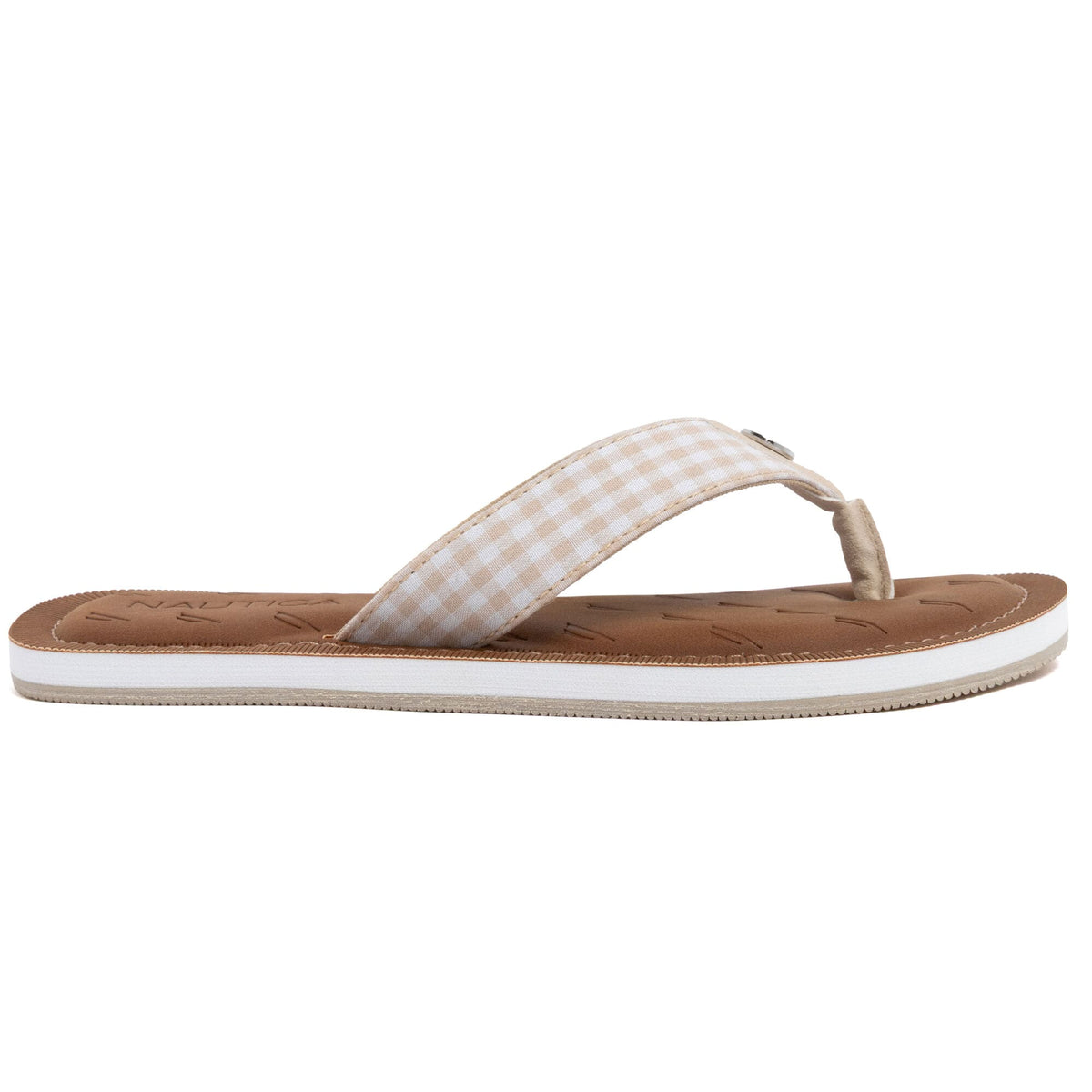 Sandalias de mujer a cuadros