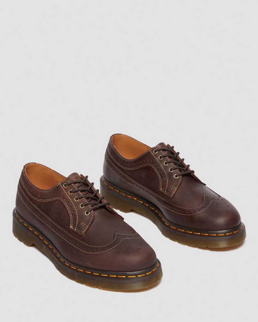Zapatos de cordones de cuero