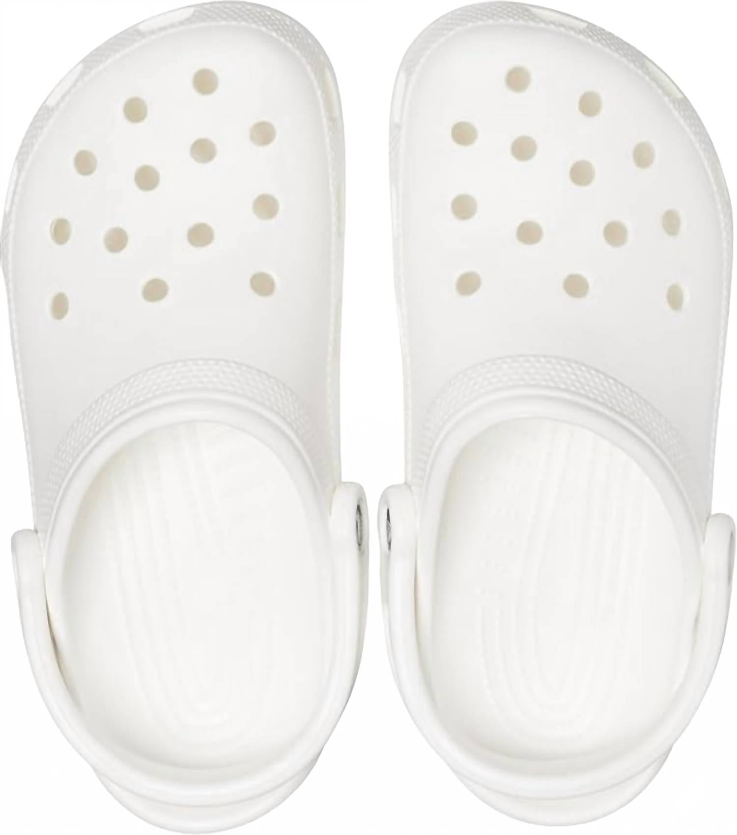 Zuecos unisex color blanco
