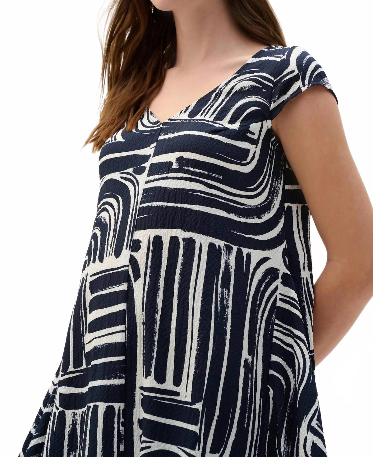 Vestido midi color azul