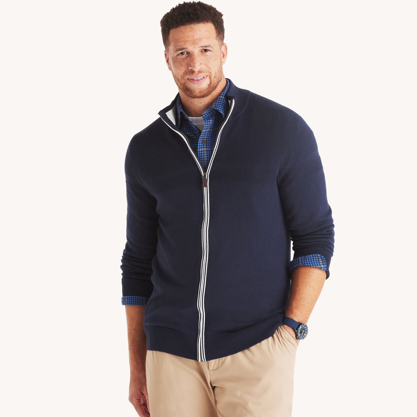 Suéter de hombre con cuello alto